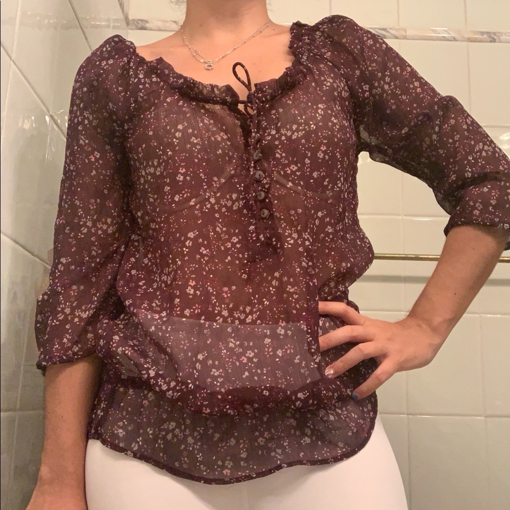 Aerie- Flower Top